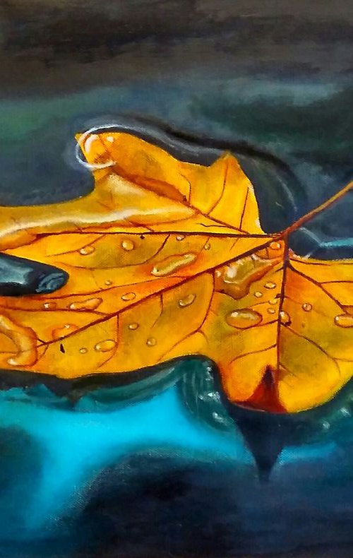 Autumn leaf by Yulia Berseneva