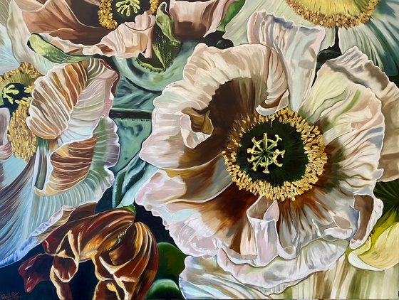 Poppy Bloom in Dusty Hues