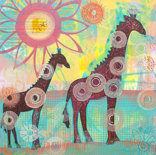 Giraffes by Suzie Cumming