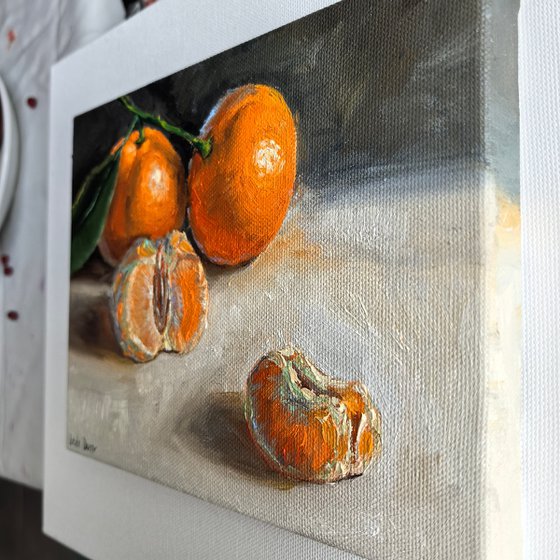 Clementine oil painting