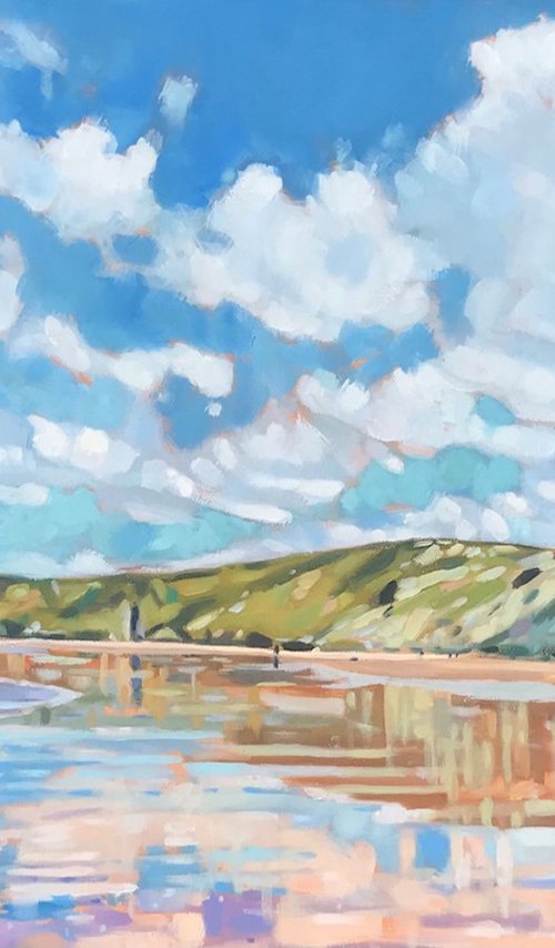 Watergate Bay, Cornwall by Emma Dashwood