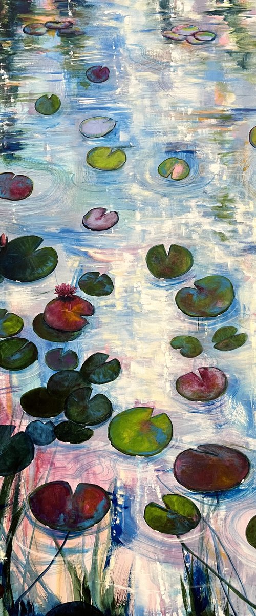 I Love Waterlilies 2 by Sandra Gebhardt-Hoepfner