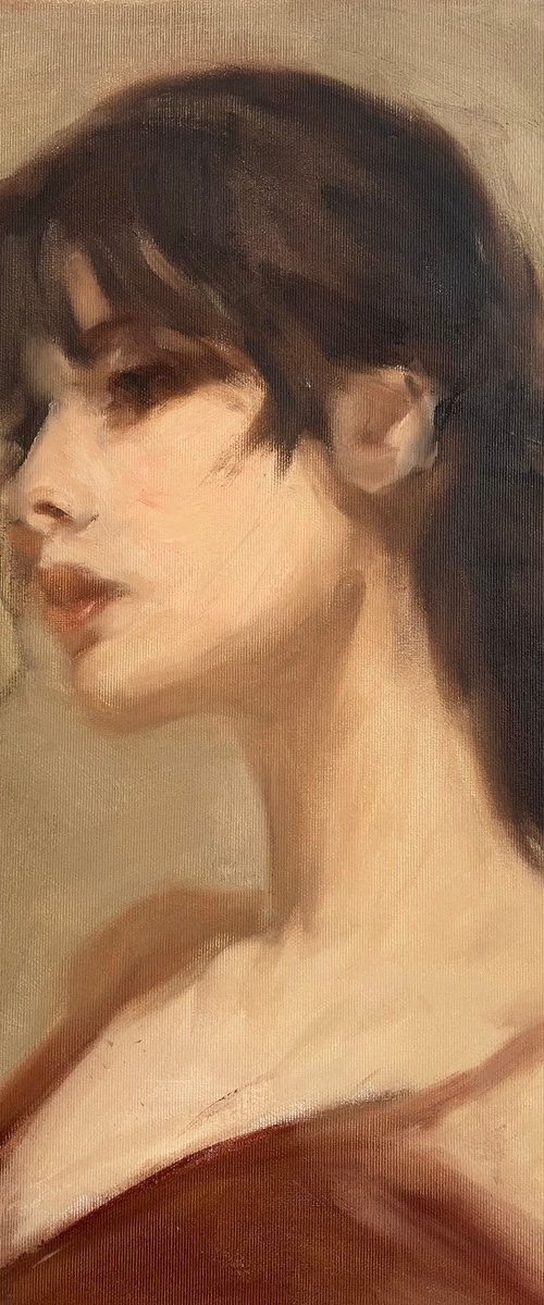 Girl’s portrait by Denys Kovalyk