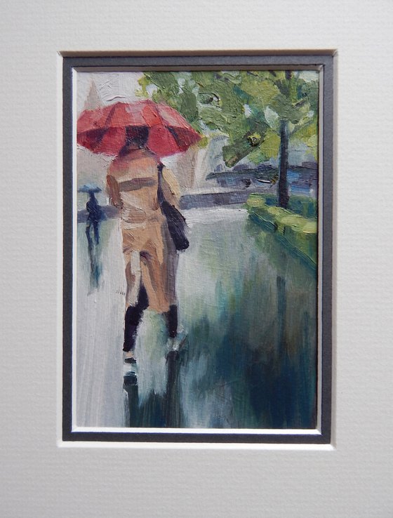 09.17 More London, original oil painting, city scene