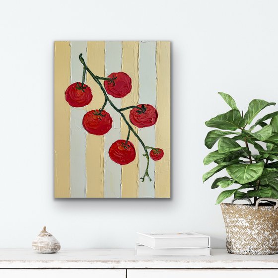 Sunlit tomatoes