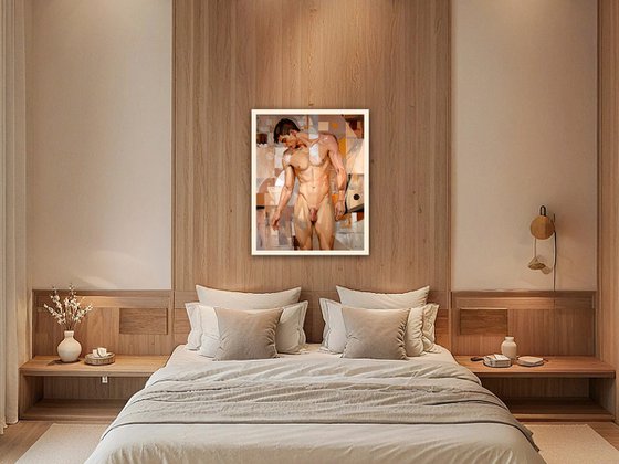 ABSTRACT MALE NUDE
