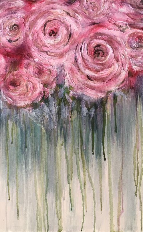 The flowers of romance by Amanda Lakin Art