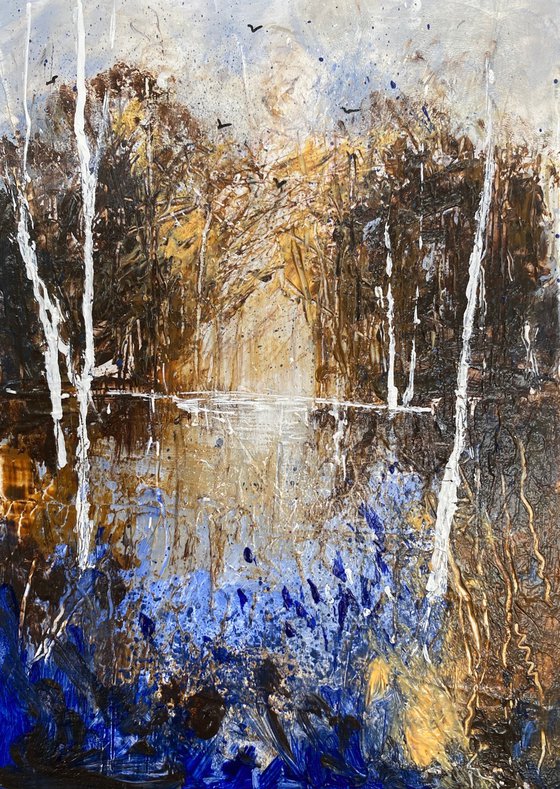 Three Autumn Tree scenes