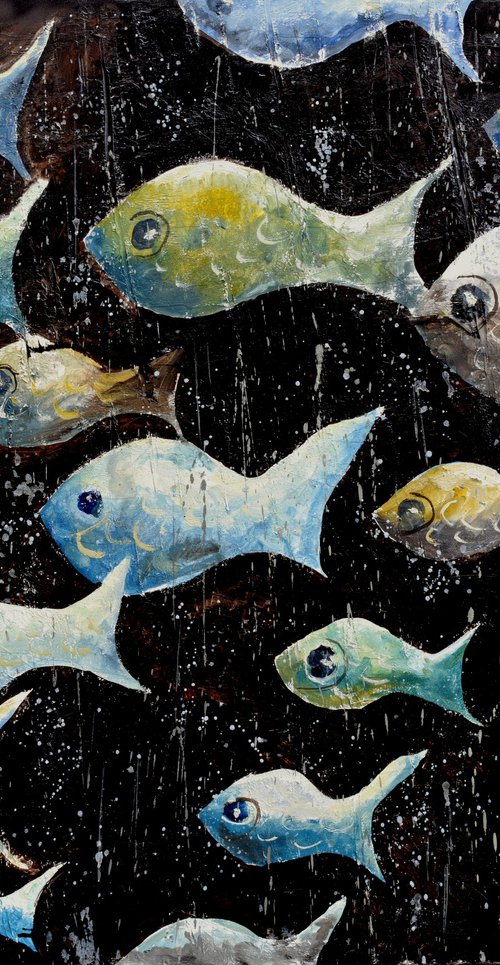 Drift in the Abyss (fish) by Pol Henry Ledent