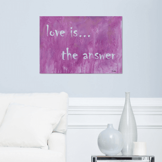 Love Is The Answer (pink)