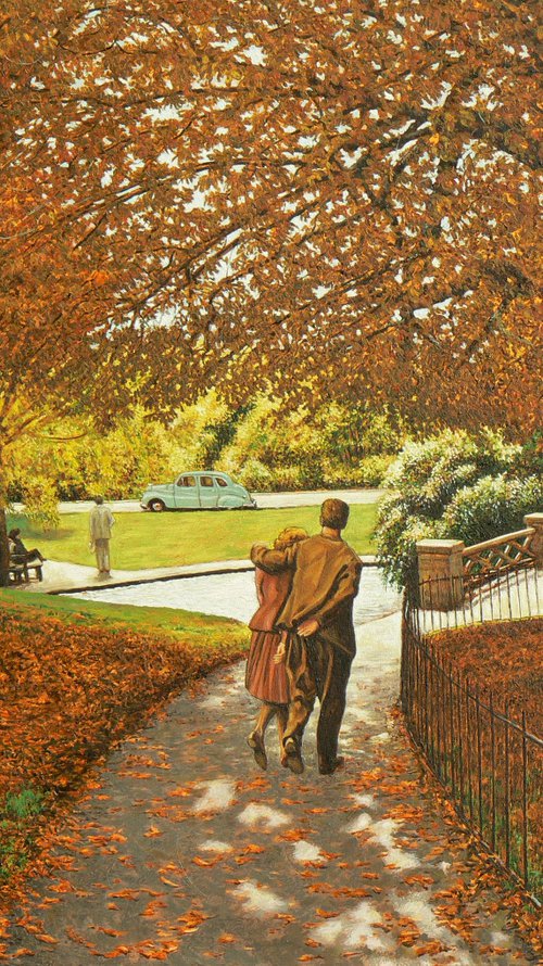 Autumn Stroll, Royal Victoria Park, Bath by Paul Simpkins