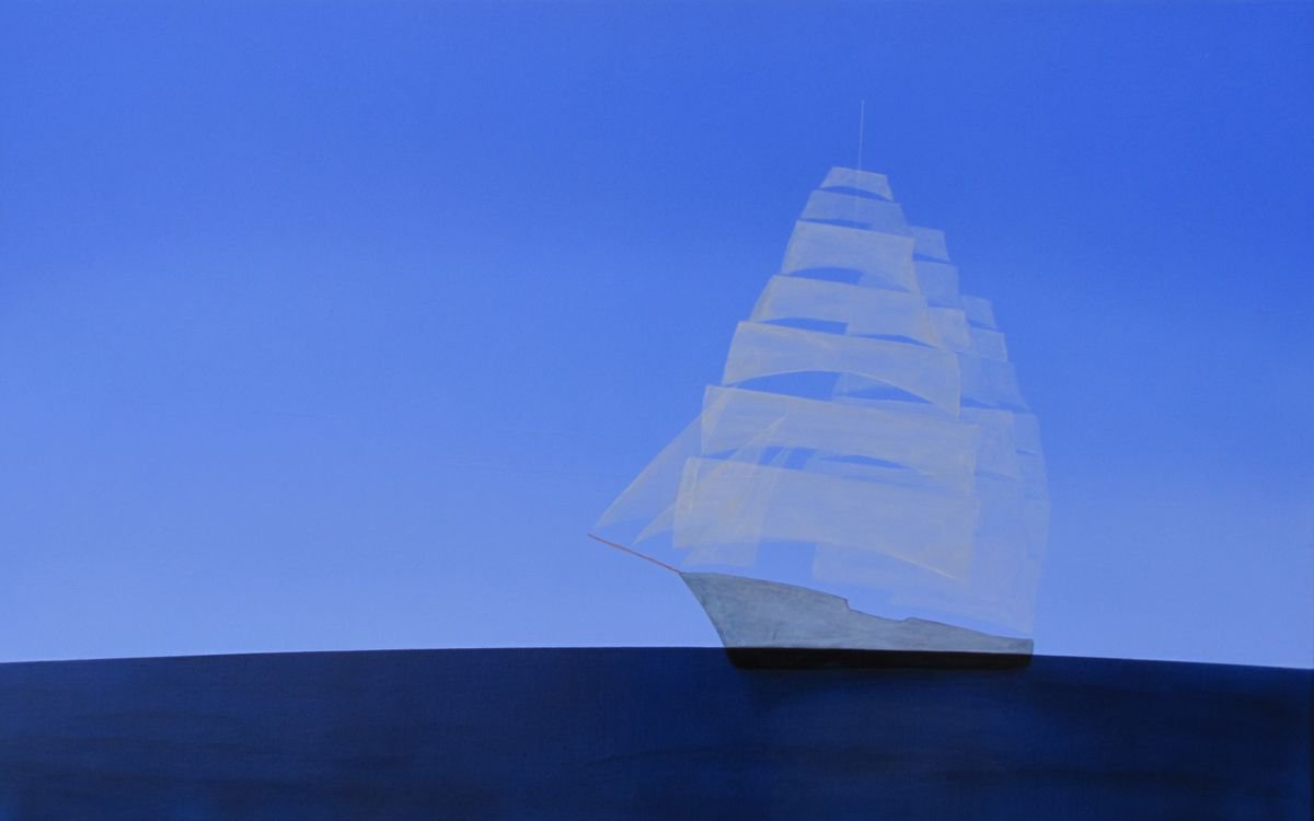 the past came sailing by by Jan van der Hidde