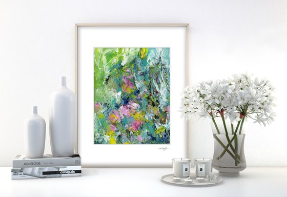 Garden Song 2 - Abstract Flower Art by Kathy Morton Stanion