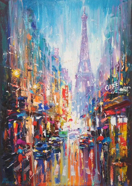 Abstract cityscape (Paris)