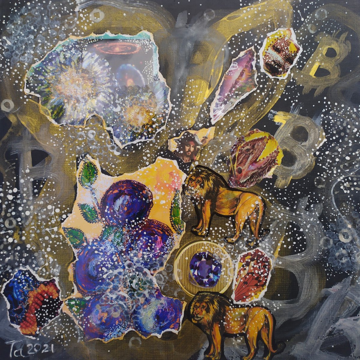 Bitcoin hunters #1 by Tetiana Chebrova