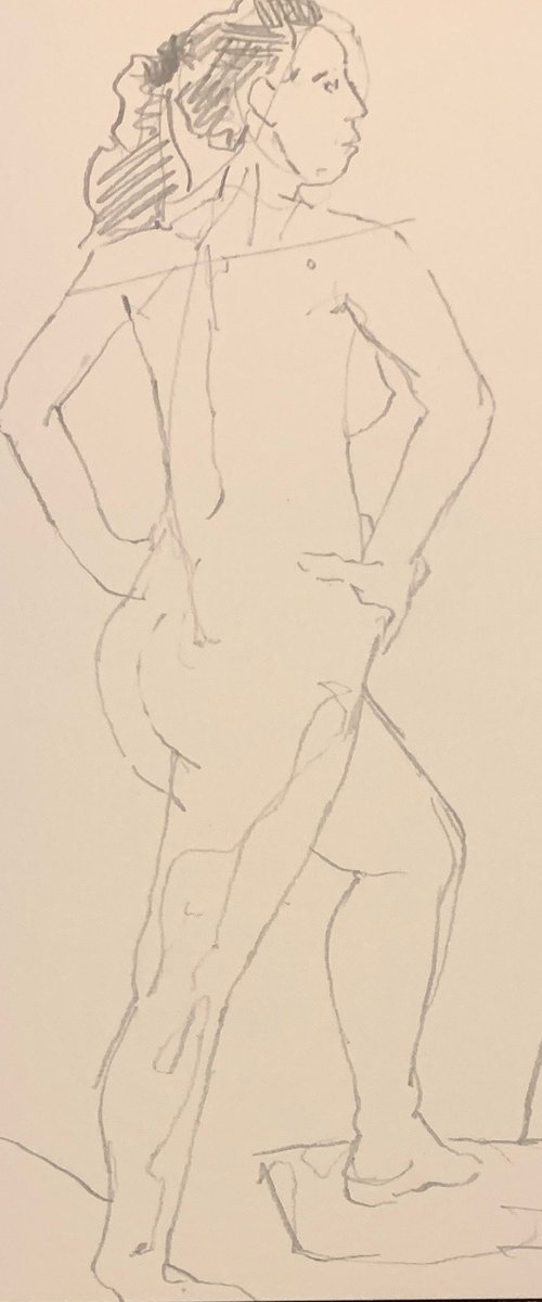 Quick pose nude by Hanna Bell