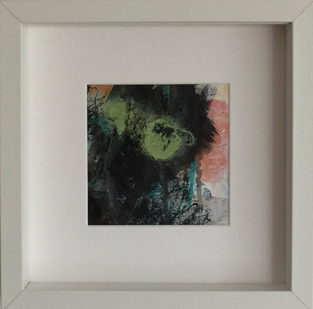 Abstract Acrylic Painting By Irene Gartner, 10 X 10, Waterworld 6, Original Artwork