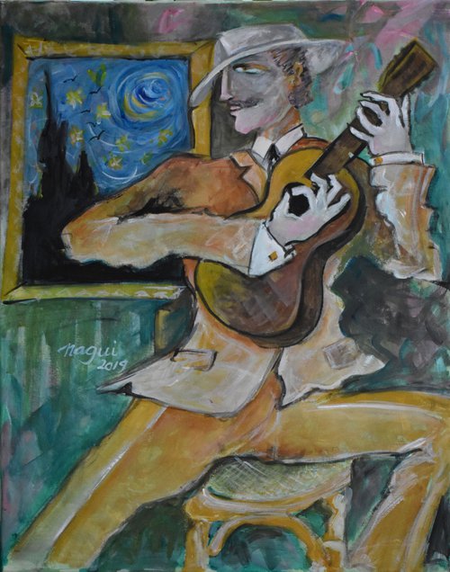 Flamenco Guitarist 14 by Nagui
