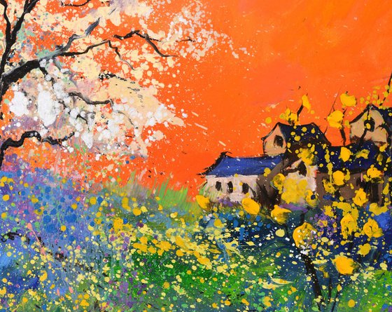 Moonshine in spring