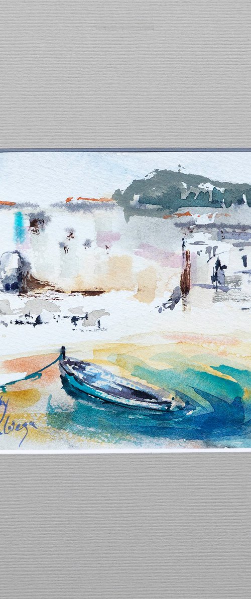 Calabria boats I by Andrzej Rabiega