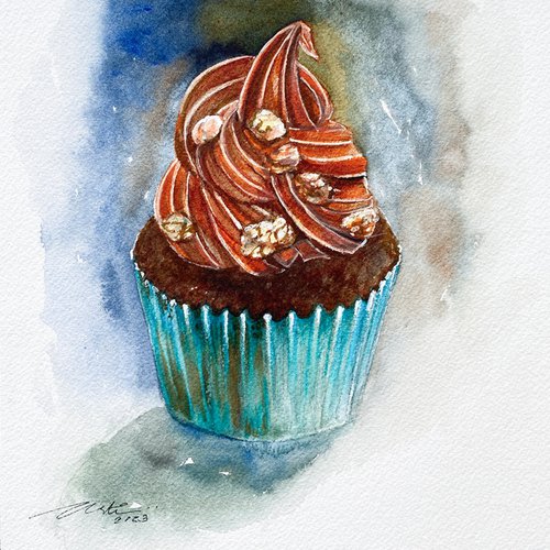 Chocolate Cupcake by Arti Chauhan