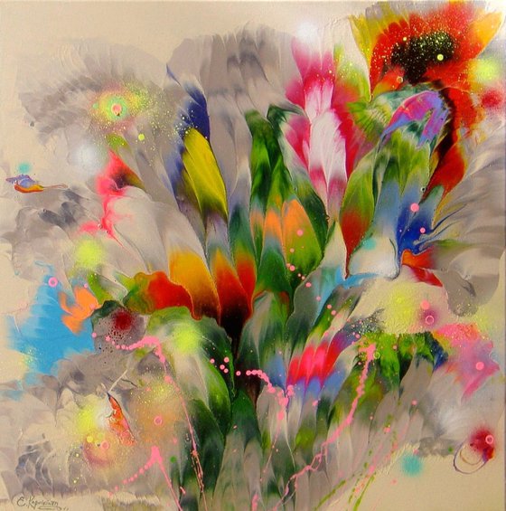 Floral Painting "Flowers of the Sun"