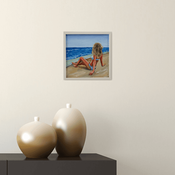 Woman on the beach