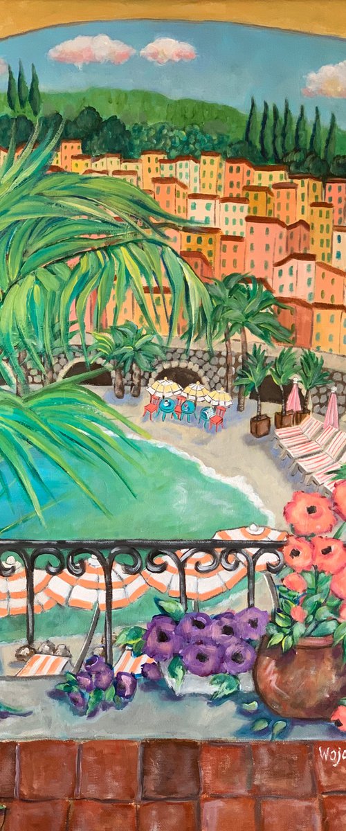 “Menton Terrace” by Holly Wojahn