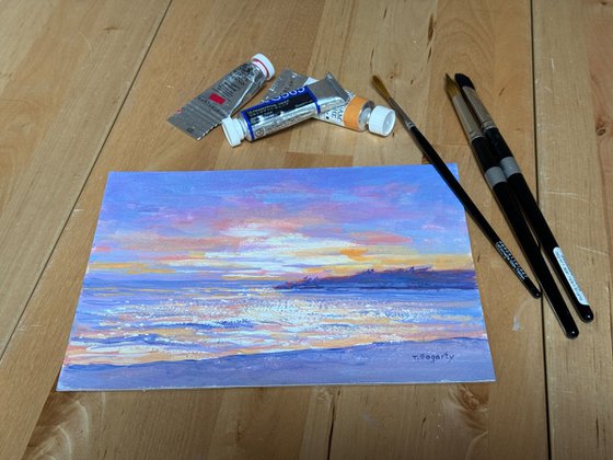 Sunset View From Carmel Beach
