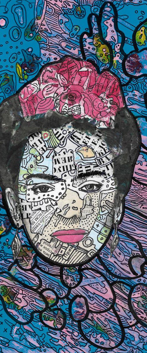 Cartoon Frida by Pavel Kuragin