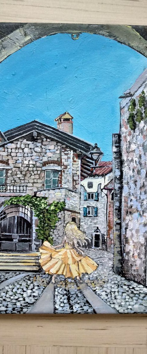 Sunshine walked in Borgo Brossana by Jelena Nova