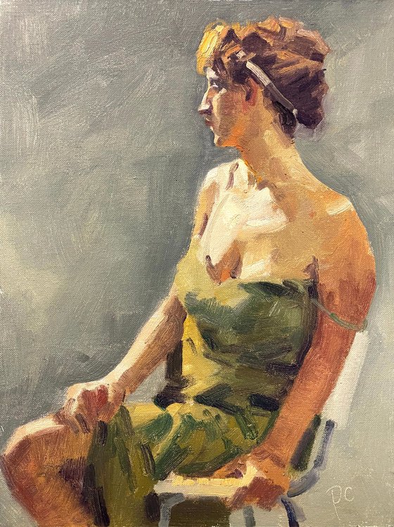 Life Model Painting No.200