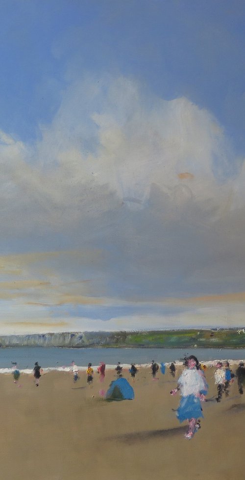 Filey Bay,  July 29 by Malcolm Ludvigsen