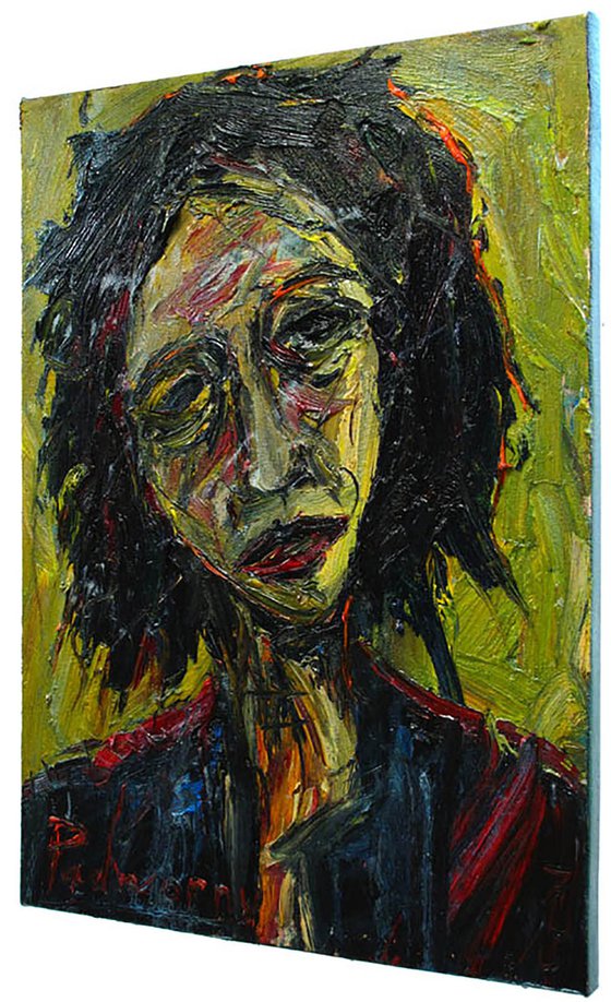 Original Oil Painting Abstract Expressionism Impressionism Portrait