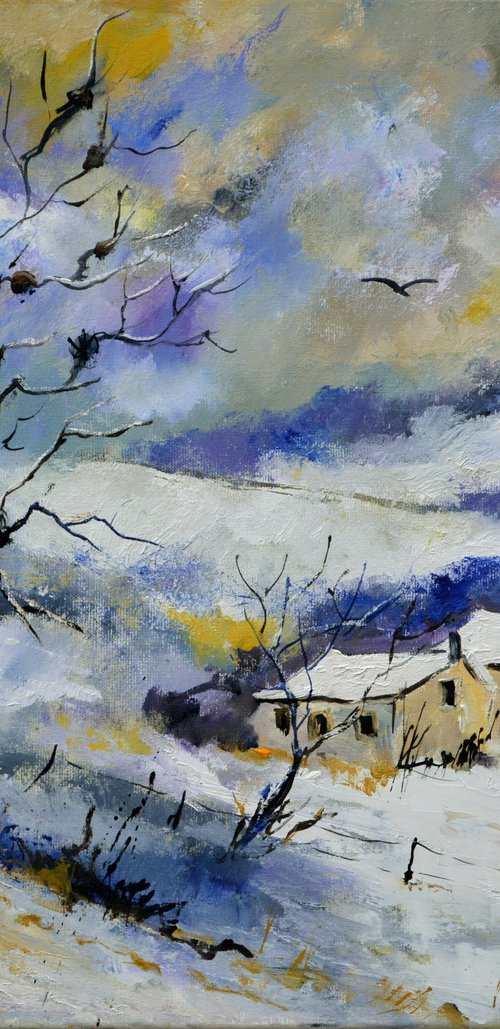 Snowy winter by Pol Henry Ledent