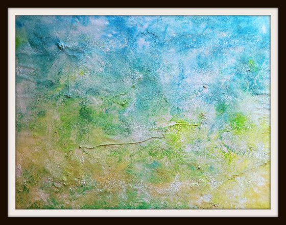 Two elements (n.267) - 85 x 65 x 2,50 cm - ready to hang - acrylic painting on stretched canvas