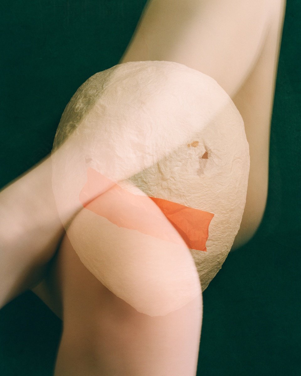 Surrealistic Portrait Photograph By Tania Serket, 16 X 20", Mask And Body, Original Artwork