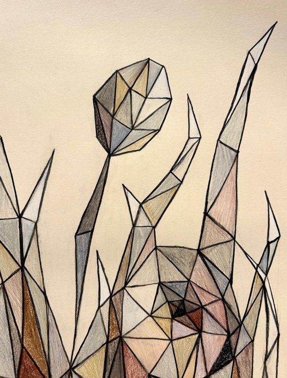 DANCE OF BEIGE FLOWERS