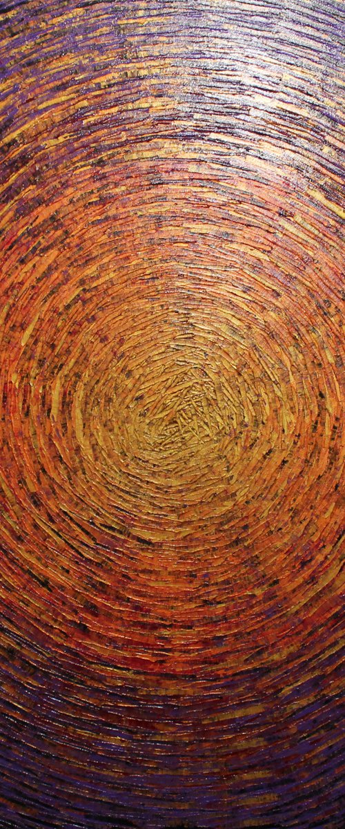 Vast gold orange purple shine by Jonathan Pradillon