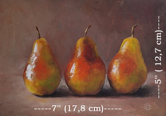 Pears Still Life in Light