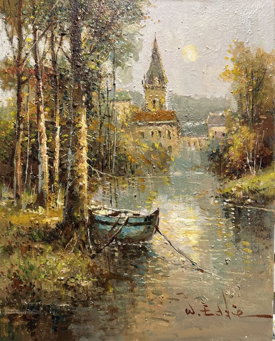 The Quiet Boat at Daybreak