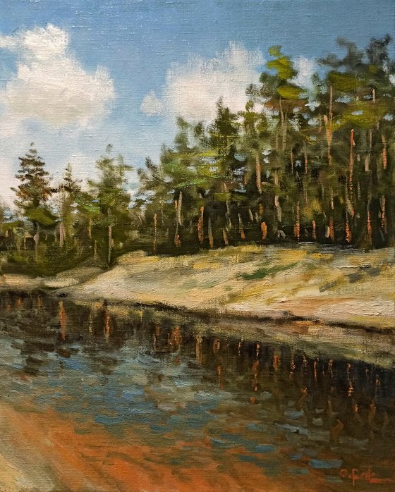A summer day by the river
