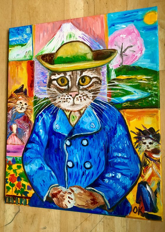 Troy The Cat Daddy Tangi Inspired by Vincent Van Gogh