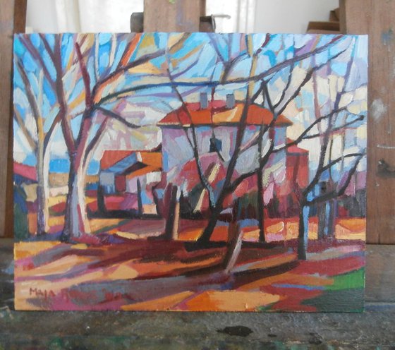 WINTER IN THE COUNTRYSIDE /25 x 20 cm