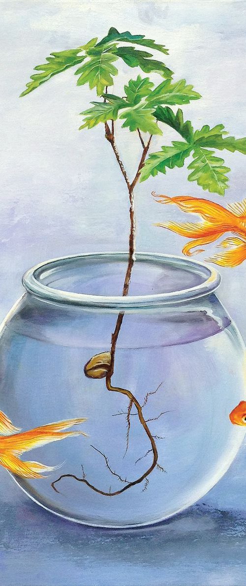 Goldfish X by Daniel Loveday