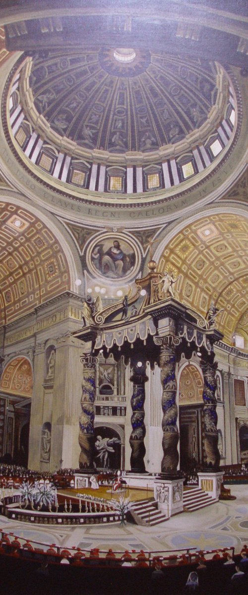 Interior of St. Peter's by Mark Peterson