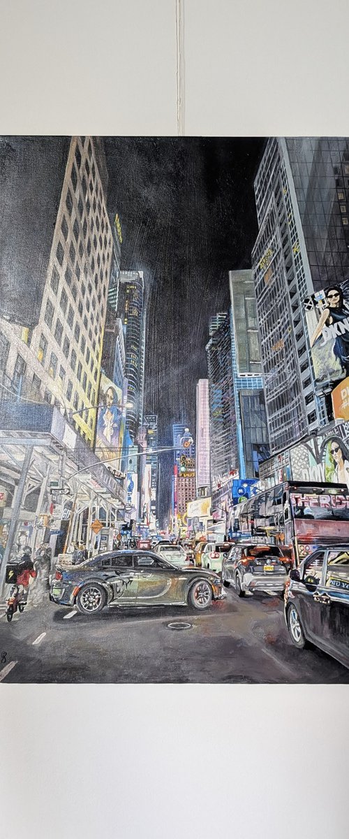 New York at night 6 by Ceri Baker
