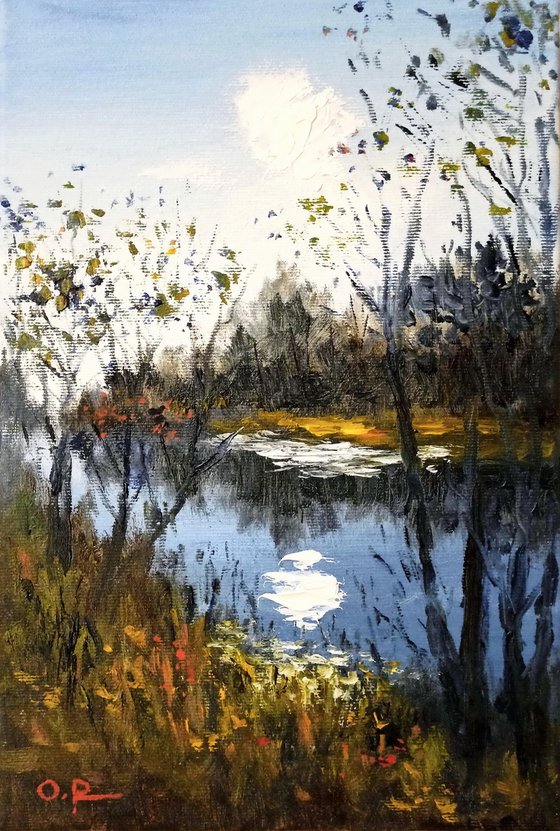 Impression. Autumn sun