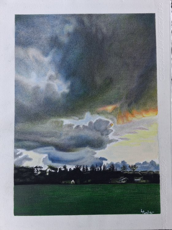 Sky Over Combe Valley