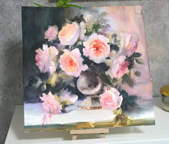 Bouquet of David Austin roses